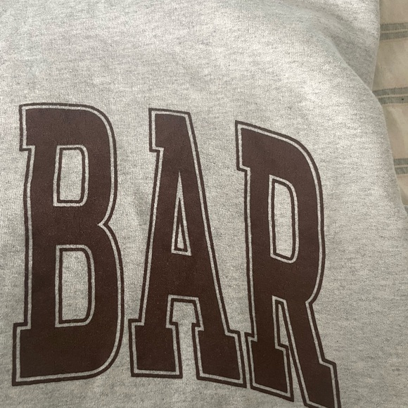 The Bar Gray Sweatshirt with Brown Logo - Picture 6 of 8
